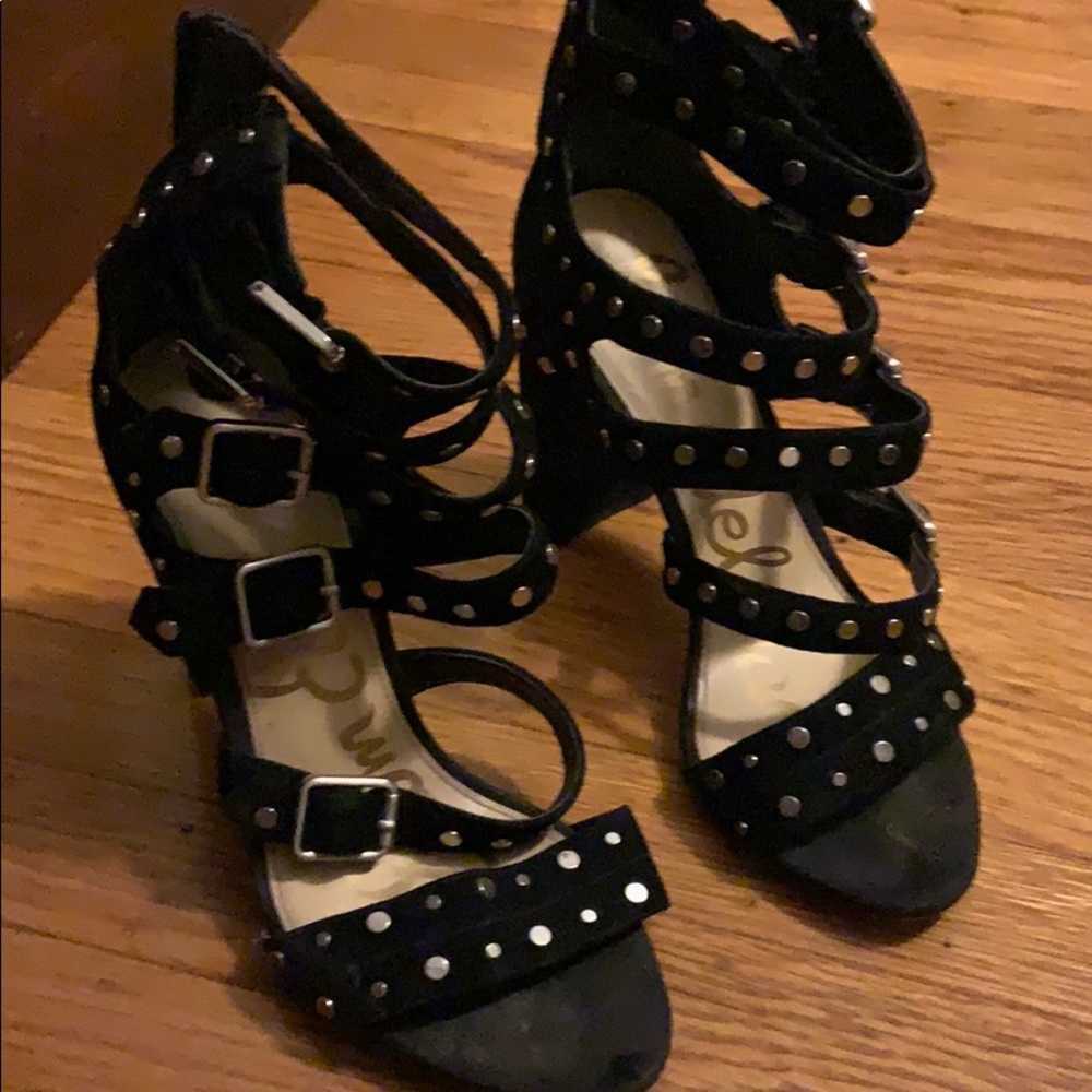 Sam Edelman chunky heel studded sandal